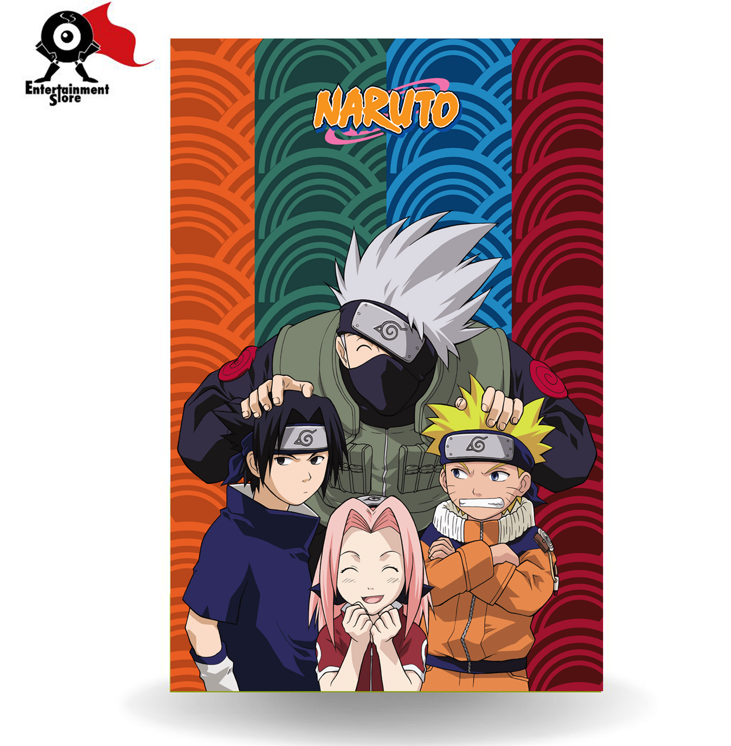 Naruto And Friends Anime Maxi Poster