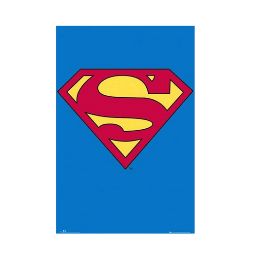 Superman Classic Logo Mini Poster - www.entertainmentstore.in