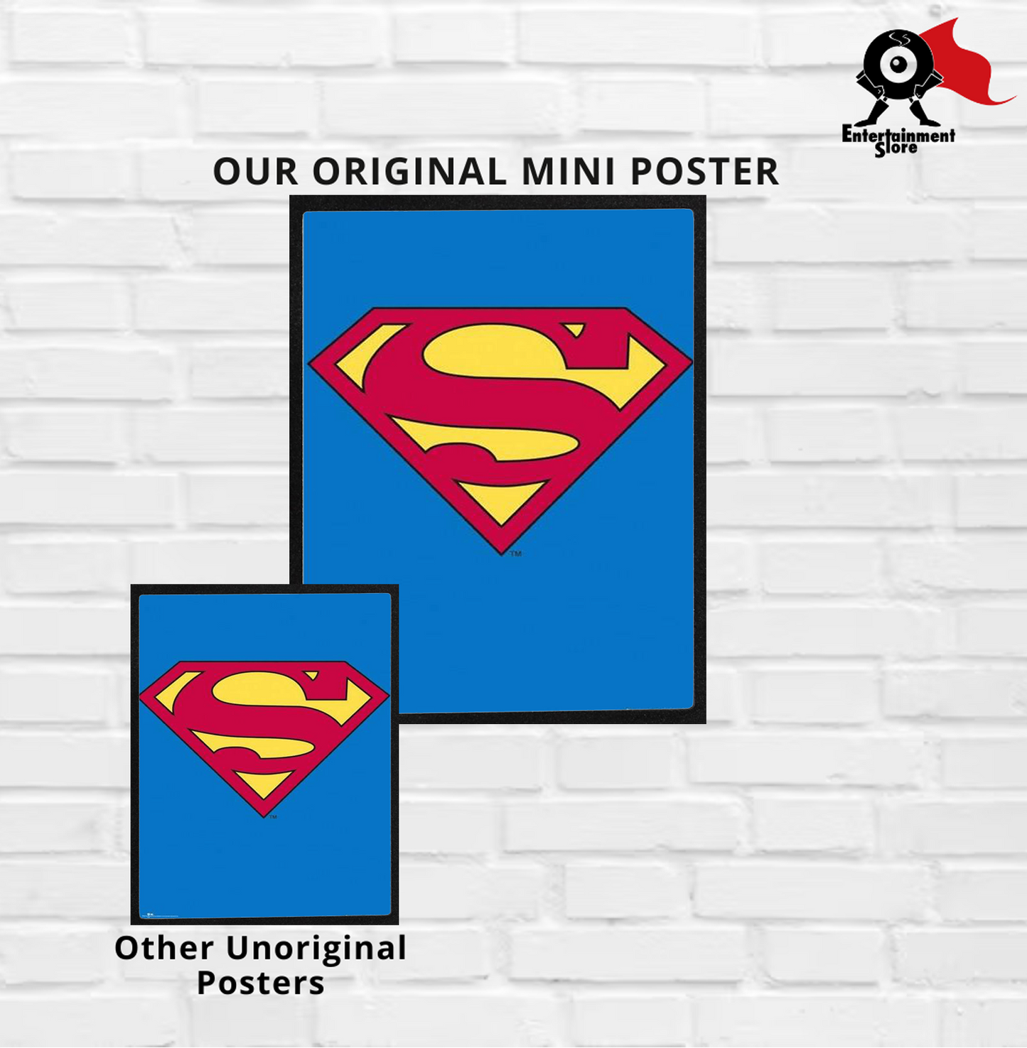 Superman Classic Logo Mini Poster