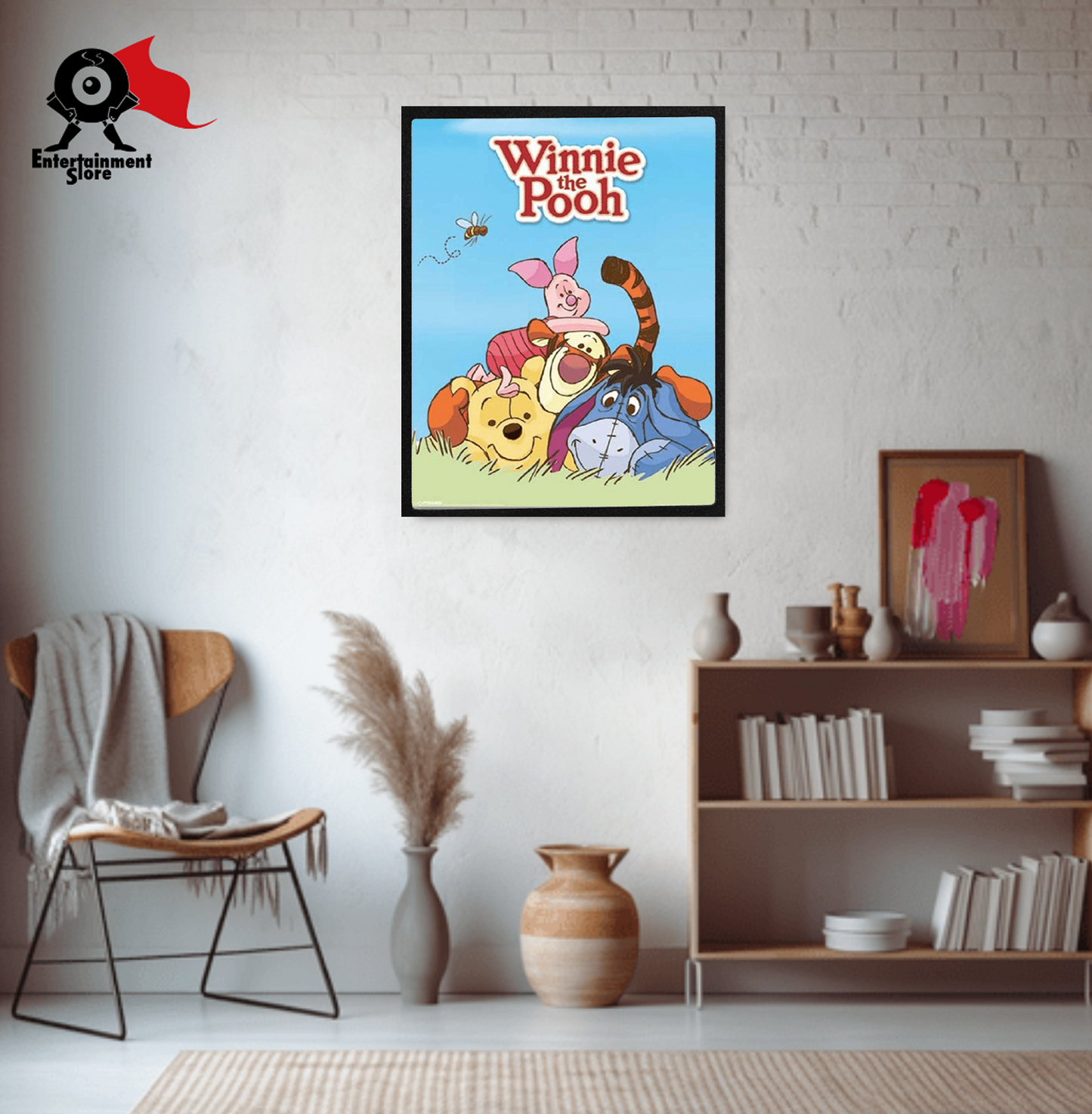 Winnie Pooh Characters Mini Poster