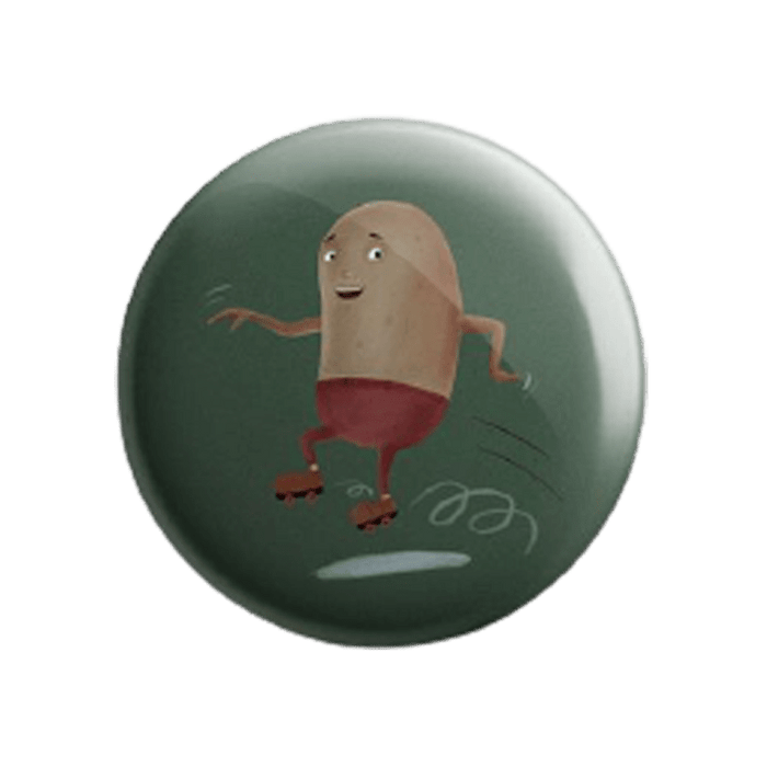 Illustrated Potato Assert Badge - www.entertainmentstore.in