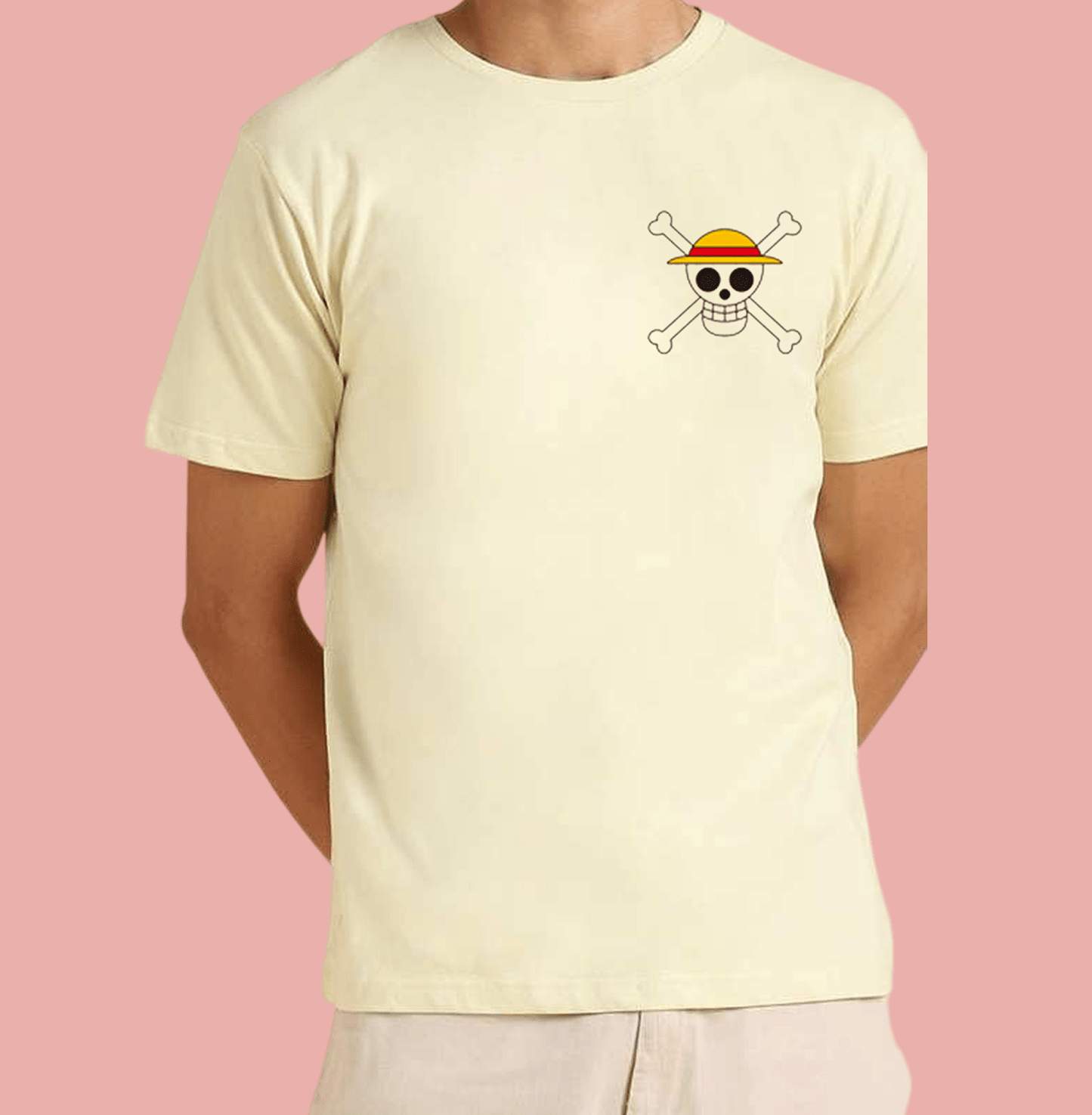 One Piece 2839 Off White Mens T Shirt