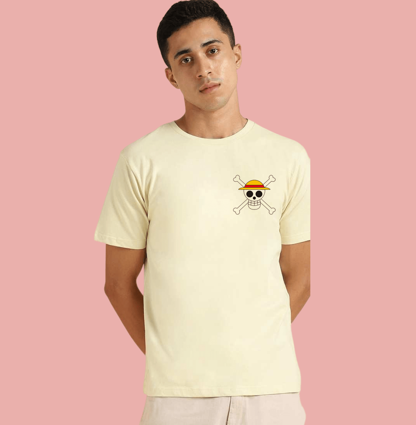 One Piece 2839 Off White Mens T Shirt