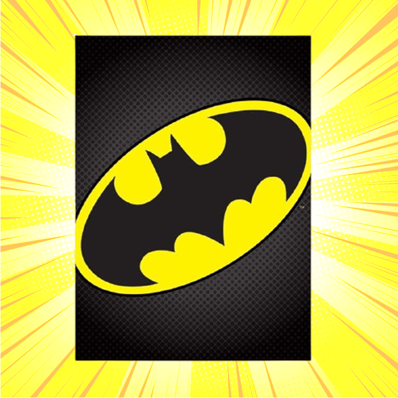 DC Comics Batman Symbol Art Print - www.entertainmentstore.in