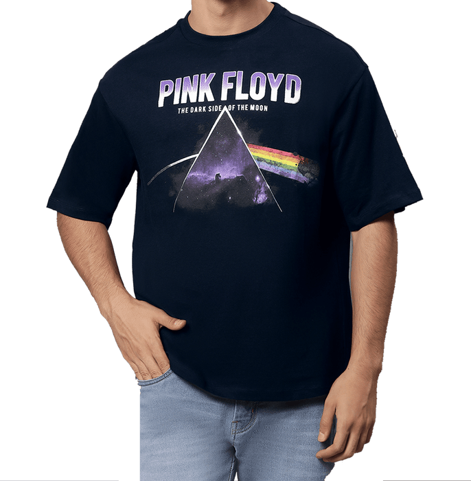 Pink Floyd 2242 Sky Captain Navy Mens T Shirt - www.entertainmentstore.in