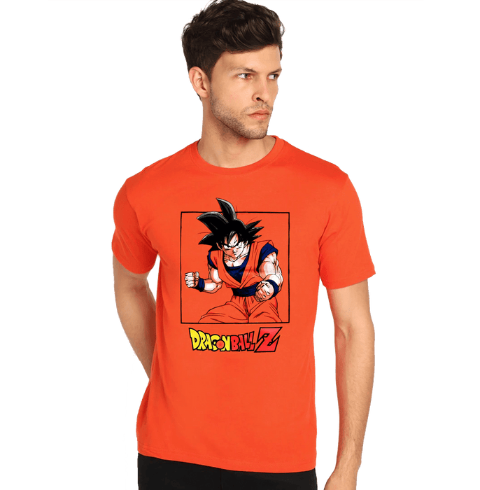 Dragon Ball Z 2069 Orange Mens T Shirt - www.entertainmentstore.in