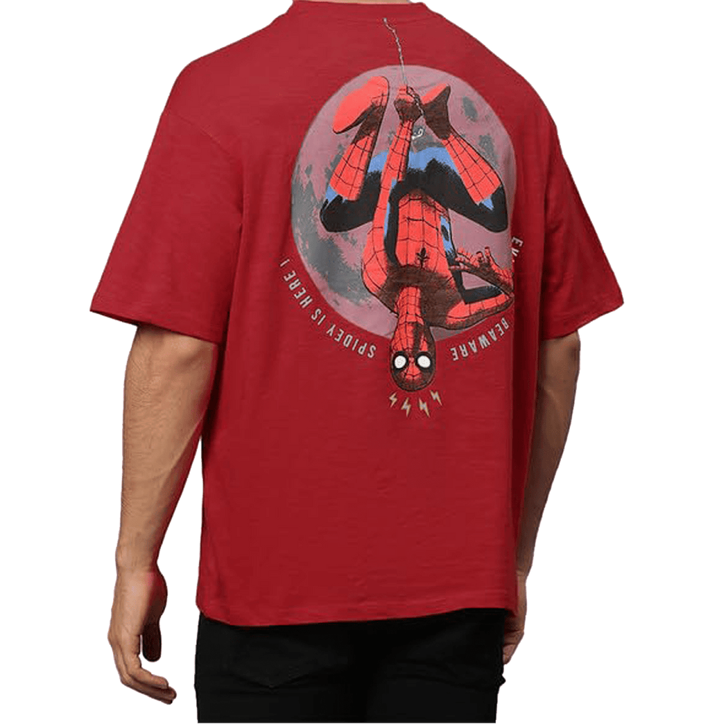 Spiderman 2474 Mars Red Mens T Shirt - www.entertainmentstore.in