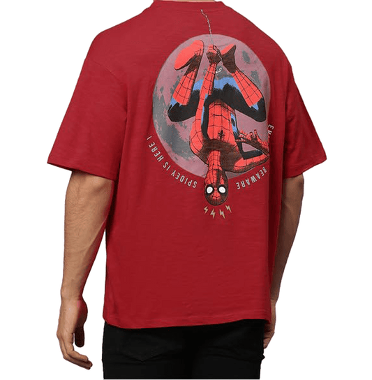 Spiderman 2474 Mars Red Mens T Shirt - www.entertainmentstore.in