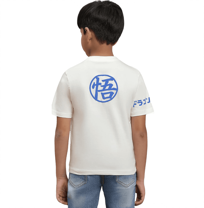Dragon Ball Z 4014 Off White Kids T Shirt - www.entertainmentstore.in