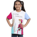 Frozen 3035 Multi Kids Girls T Shirt - www.entertainmentstore.in