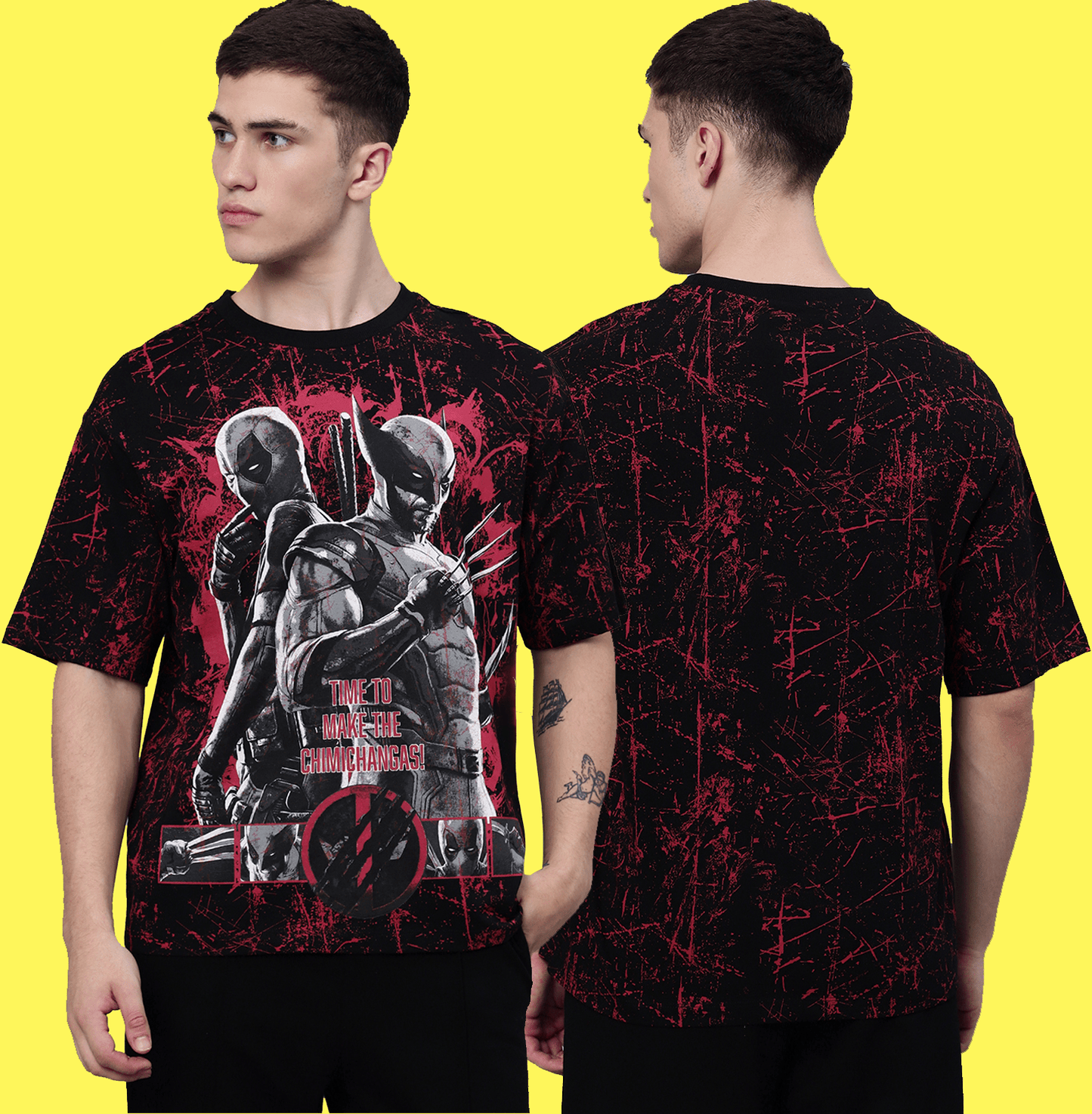 Deadpool 1467 Black T Shirt