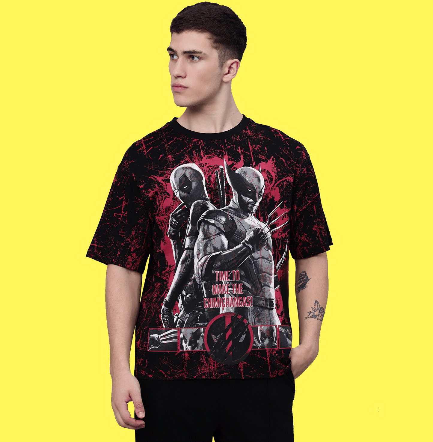 Deadpool 1467 Black T Shirt