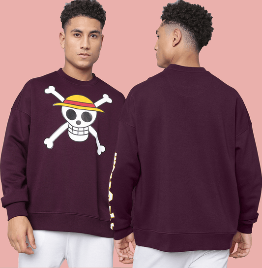 One Piece 0151 Plum Sweatshirt