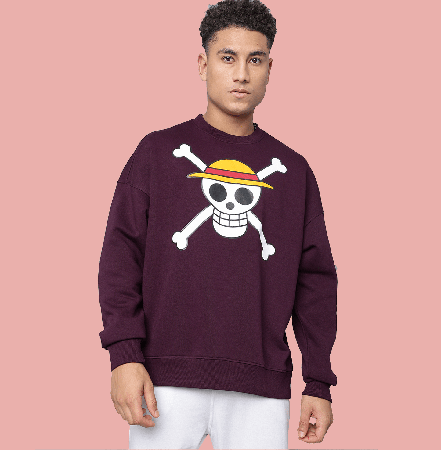 One Piece 0151 Plum Sweatshirt