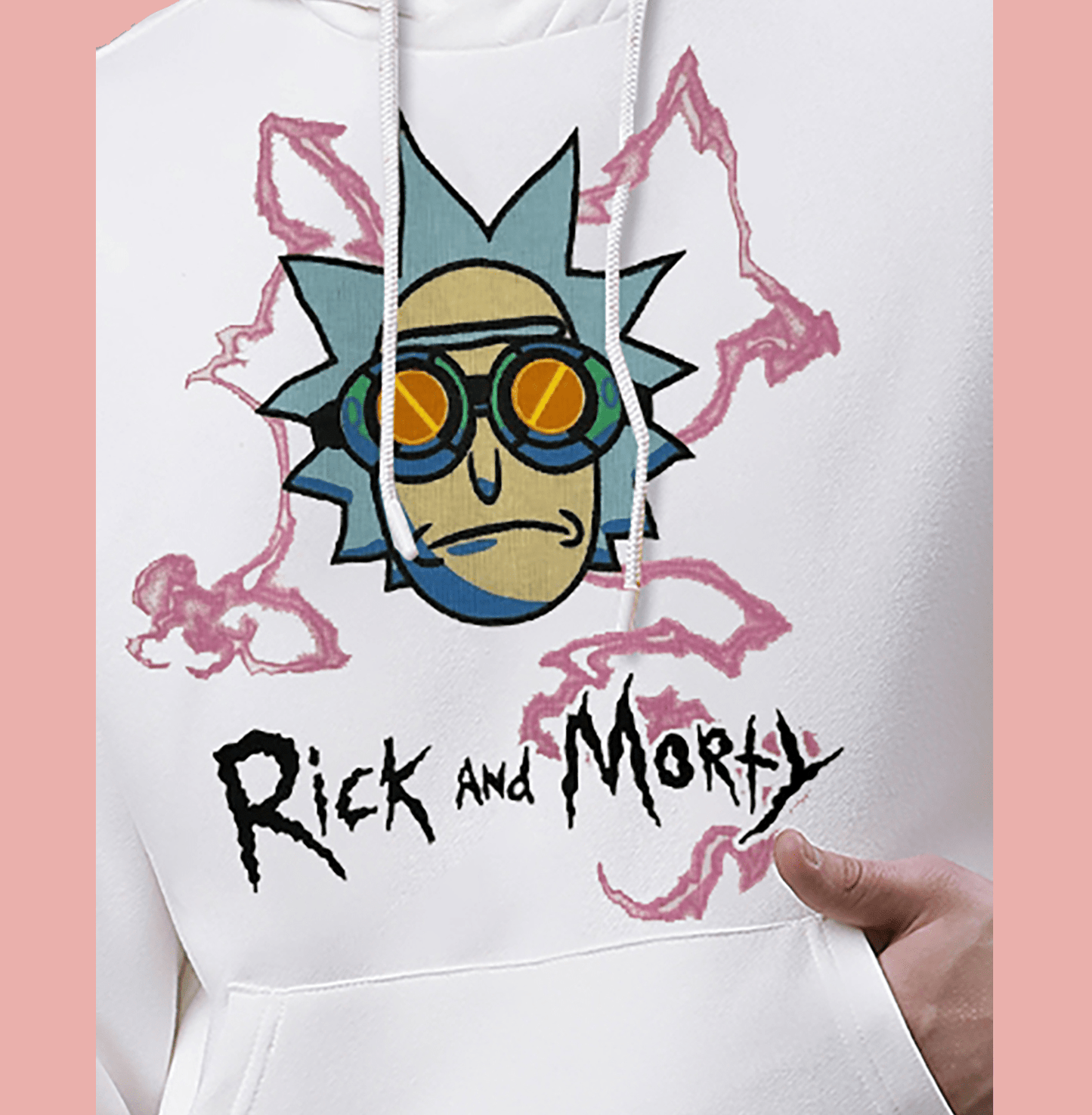 Rick And Morty 1976 Off White Hoodie