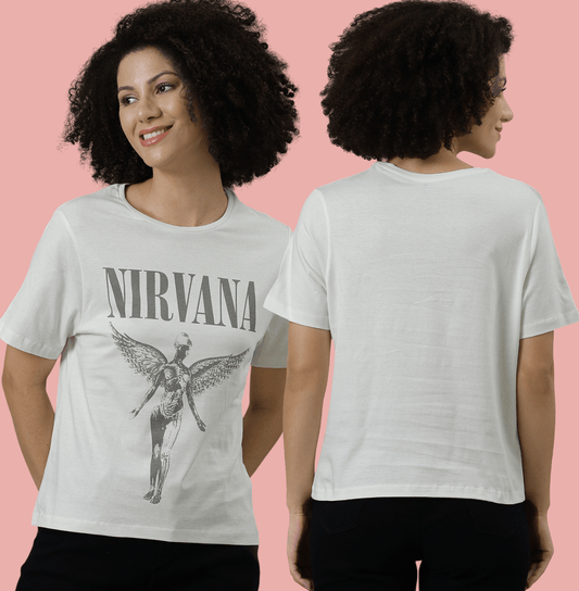 Nirvana 2568 Off White Womens T Shirt