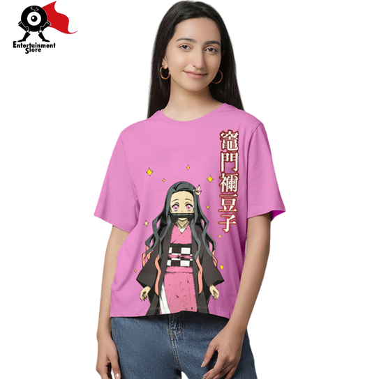 Demon Slayer 2590 Sachet Pink Womens T Shirt