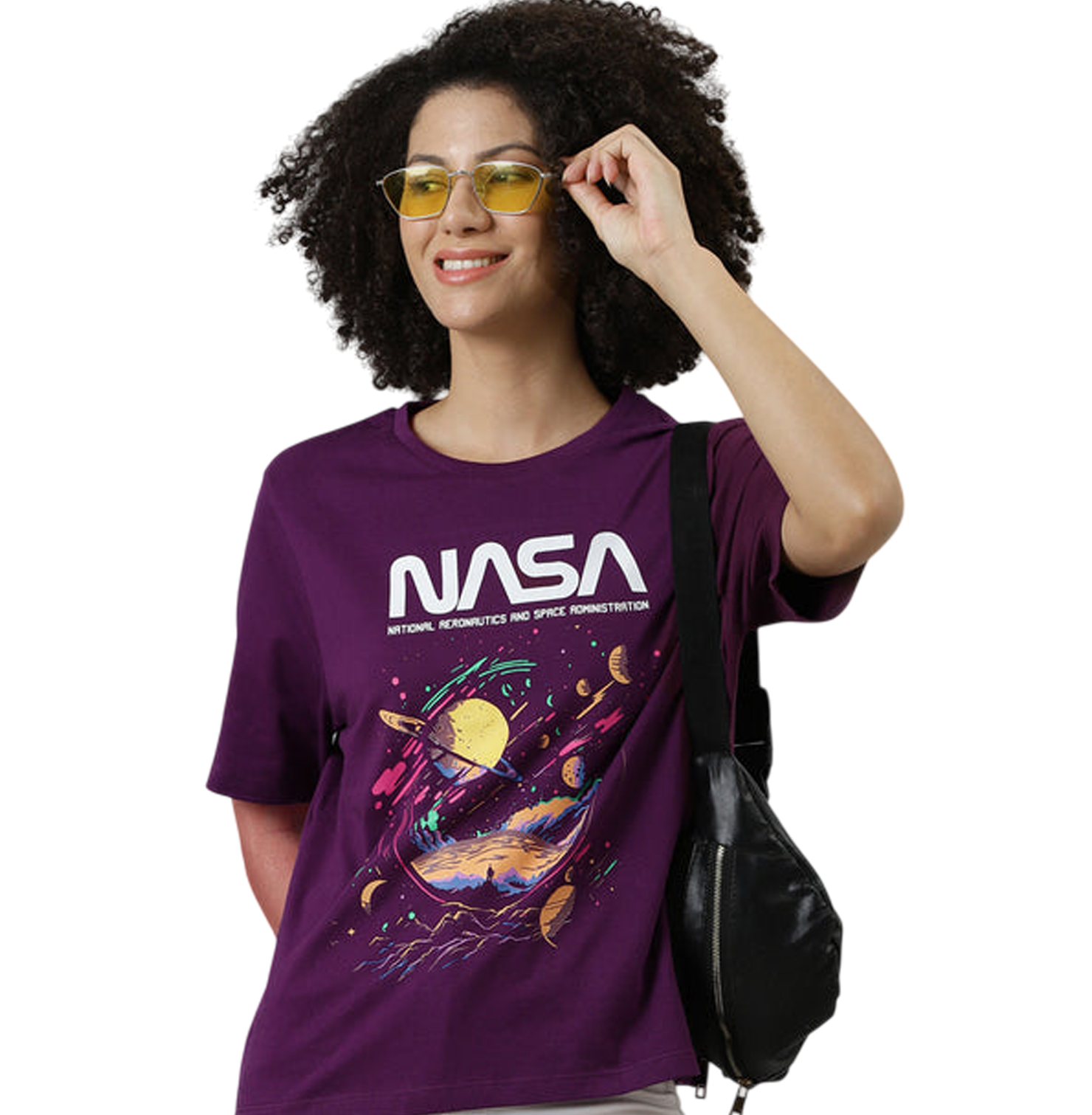 NASA 3323 Sachet Pink Womens T Shirt