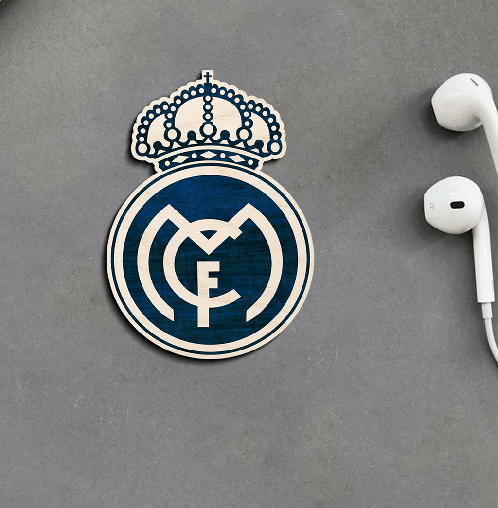 Real Madrid Wooden Fridge Magnet