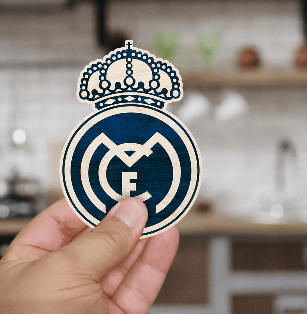 Real Madrid Wooden Fridge Magnet