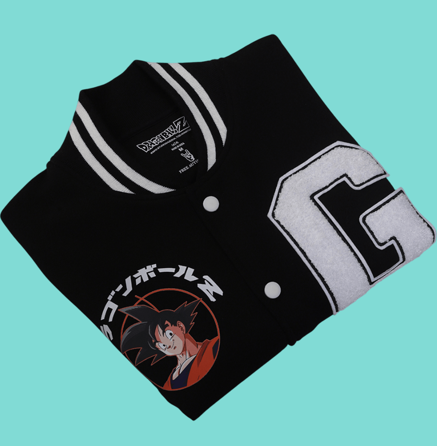 Dragon Ball Z 2015 Black/Off White Regular Fit Jacket