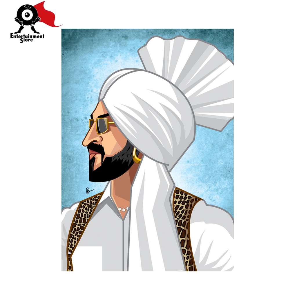 Diljit Tribute Art Limited Edition A3 Laminate