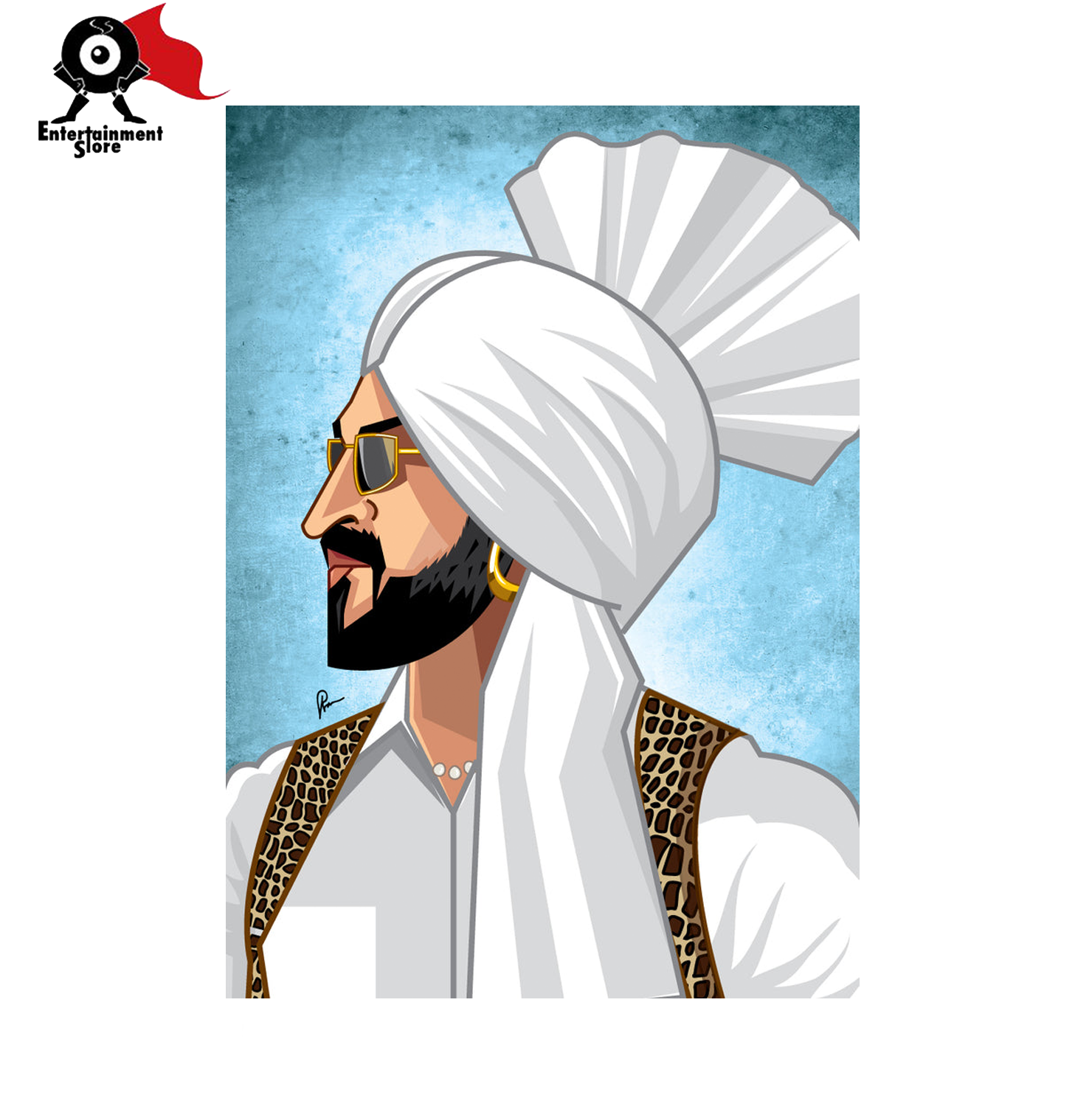 Diljit Tribute Art Limited Edition A3 Laminate
