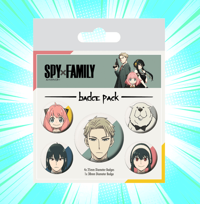 Spy X Family Badge Pack (Spy X Family) - www.entertainmentstore.in