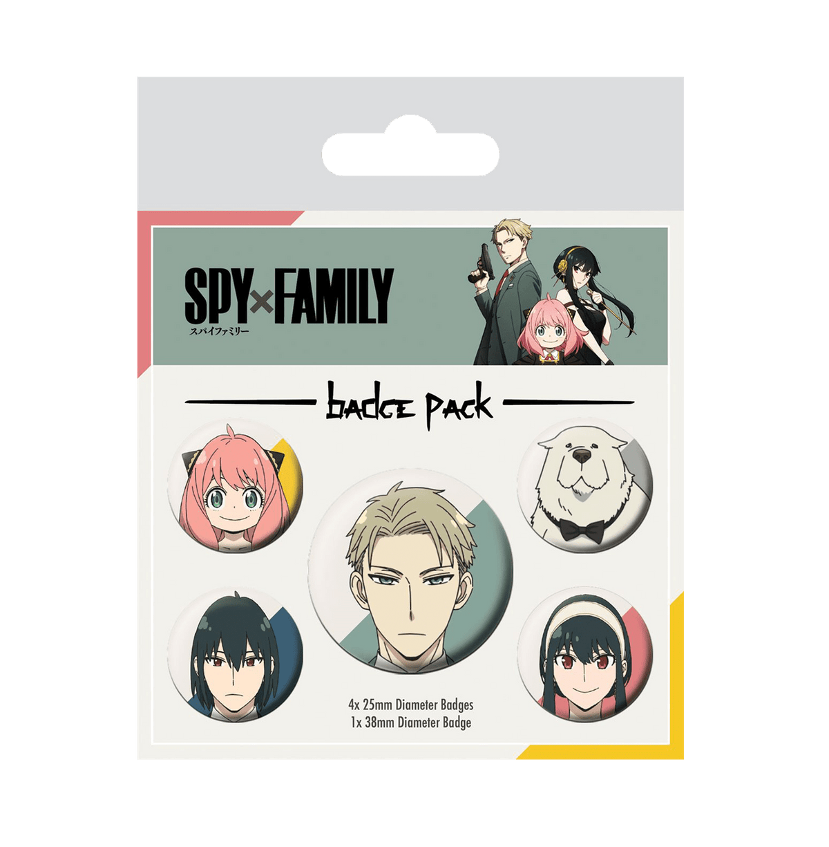 Spy X Family Badge Pack (Spy X Family) — www.entertainmentstore.in