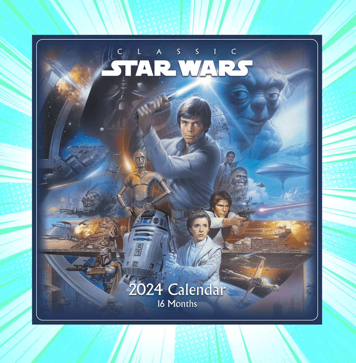 Star Wars (Classic) 2024 Square Calendar - www.entertainmentstore.in