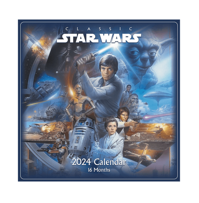 Star Wars (Classic) 2024 Square Calendar - www.entertainmentstore.in