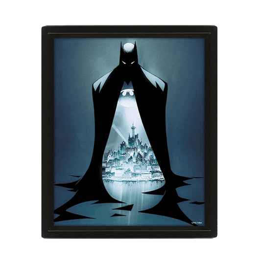 Batman Gotham Protector 3D Framed Poster - www.entertainmentstore.in