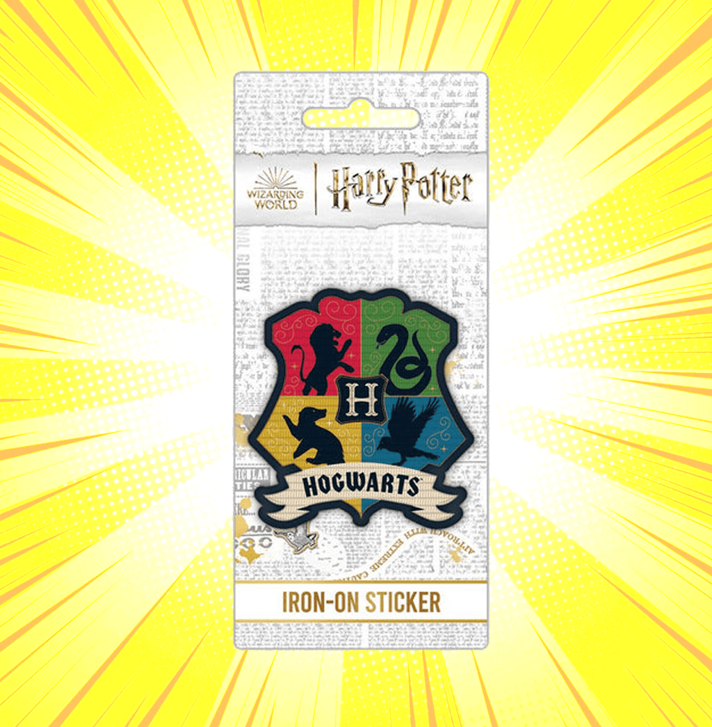 Harry Potter Stand Together Hogwarts Crest Iron On Sticker - www.entertainmentstore.in
