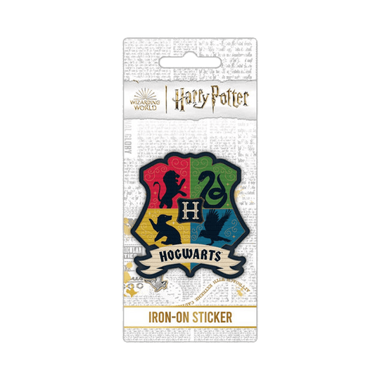 Harry Potter Stand Together Hogwarts Crest Iron On Sticker - www.entertainmentstore.in