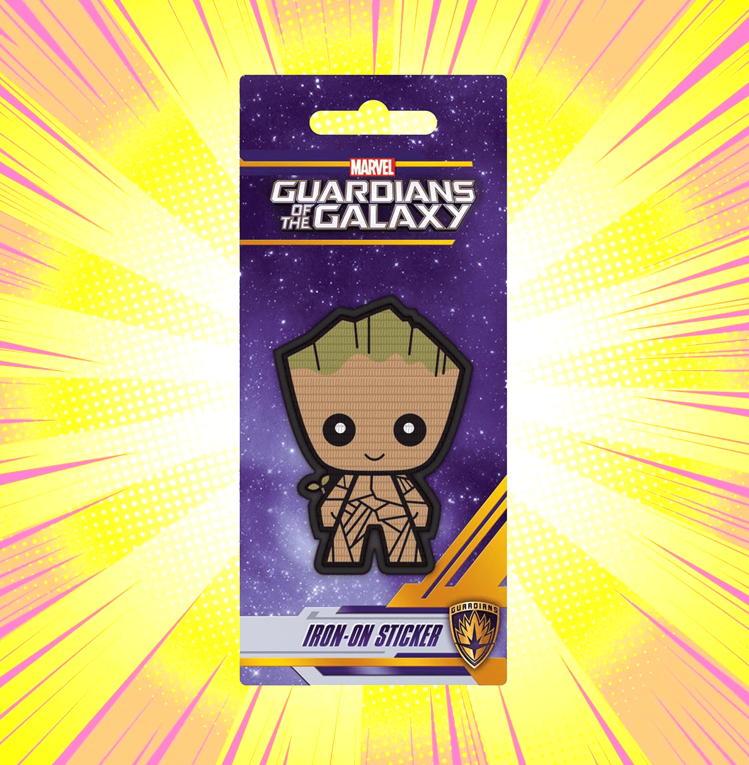 Guardians Of The Galaxy Baby Groot Embroidery Iron On Sticker - www.entertainmentstore.in