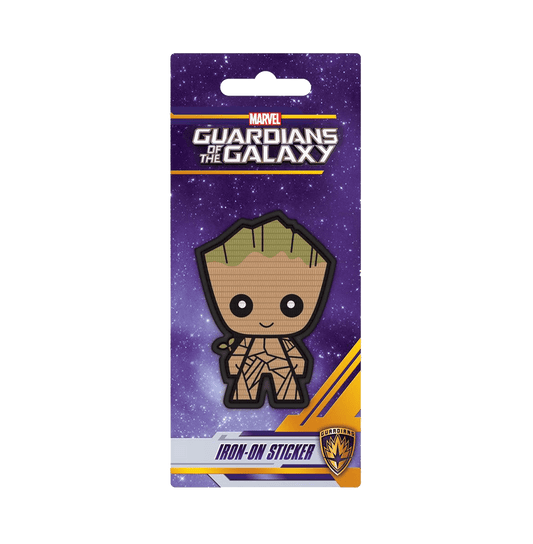 Guardians Of The Galaxy Baby Groot Embroidery Iron On Sticker - www.entertainmentstore.in