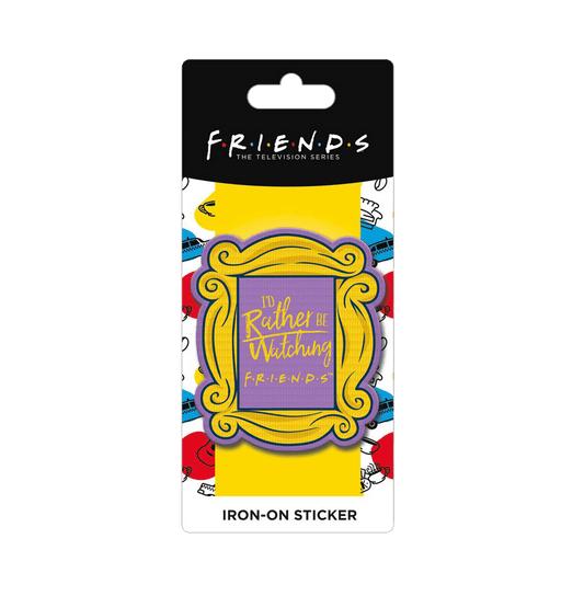 Friends Watching Frame Embroidery Iron On Sticker - www.entertainmentstore.in