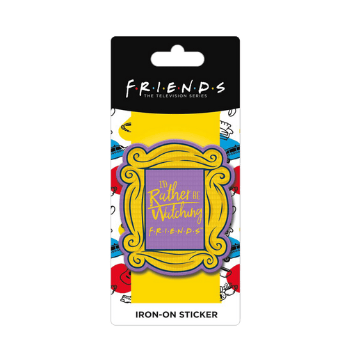 Friends Watching Frame Embroidery Iron On Sticker - www.entertainmentstore.in