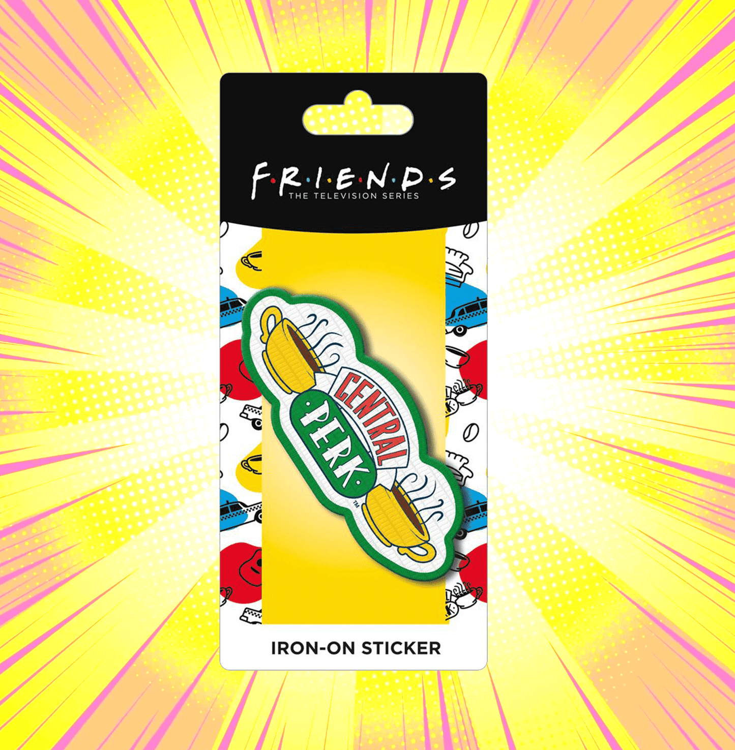 Friends Central Perk Logo Embroidery Iron On Sticker - www.entertainmentstore.in