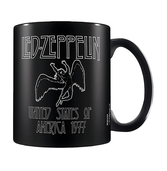 Led Zeppelin Icarus Black Pod Mug - www.entertainmentstore.in