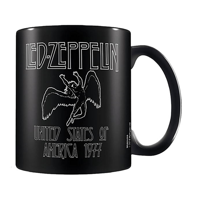 Led Zeppelin Icarus Black Pod Mug - www.entertainmentstore.in