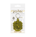 Harry Potter Colourful Crest Hufflepuff Metal Keychain - www.entertainmentstore.in