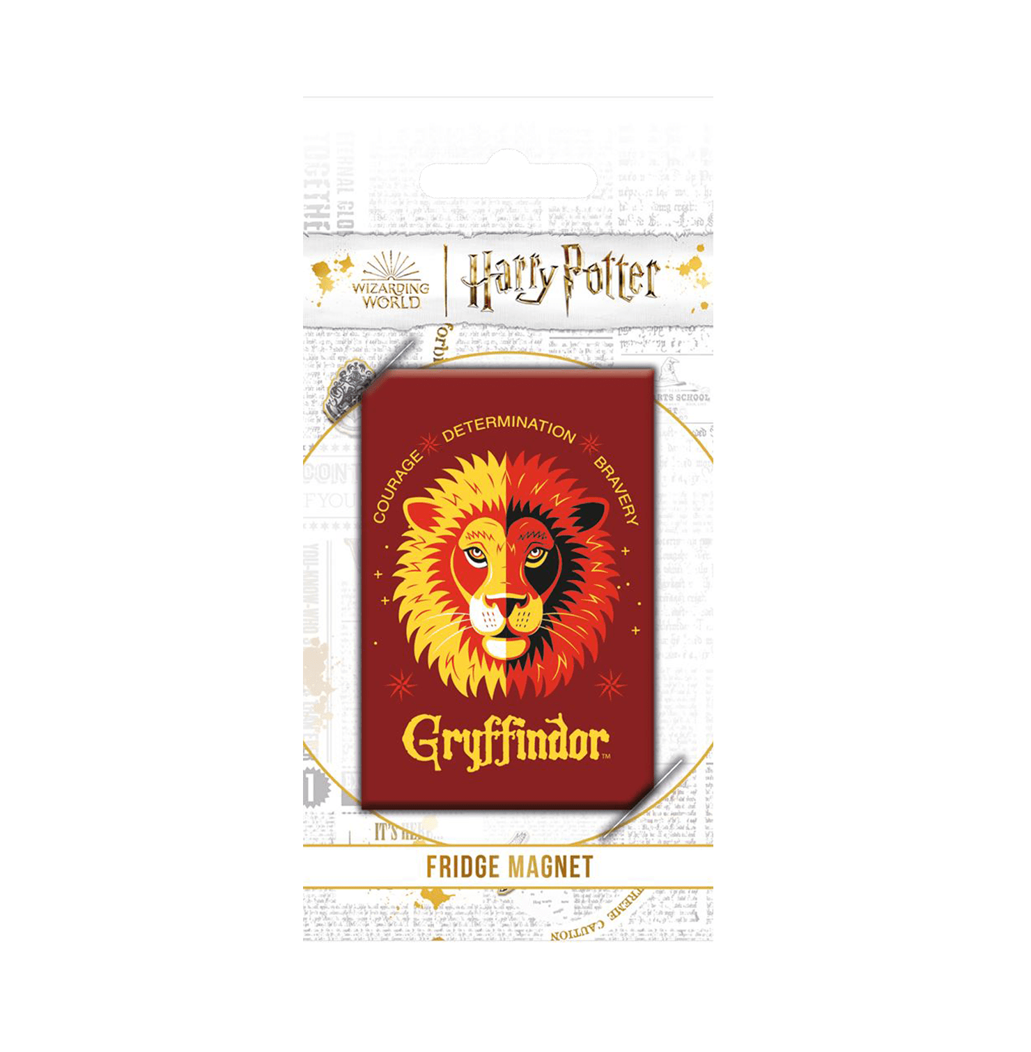 Harry Potter Sigils Gryffindor Fridge Magnet - www.entertainmentstore.in