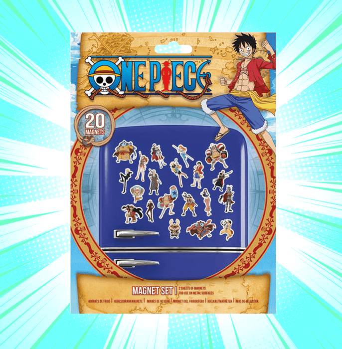One Piece The Great Pirate Era Magnet Set - www.entertainmentstore.in