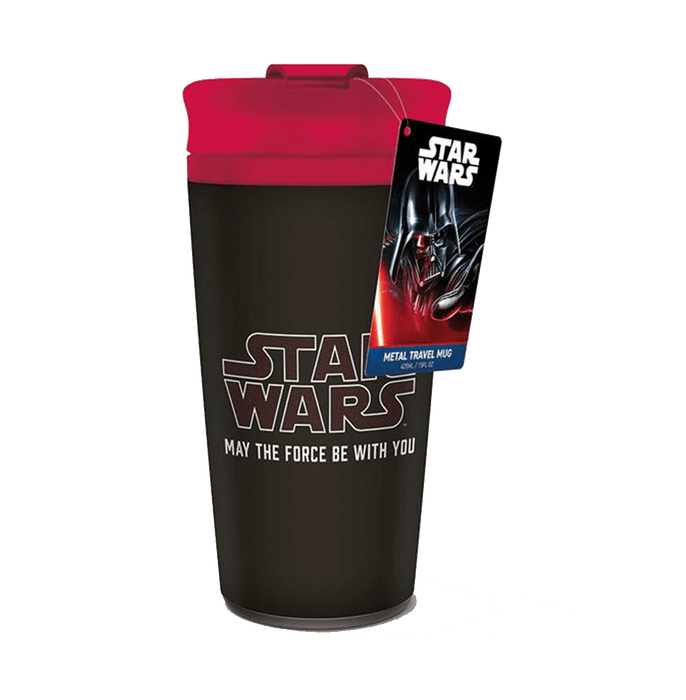 Star Wars May The Force Be With You Metal Travel Mug - www.entertainmentstore.in