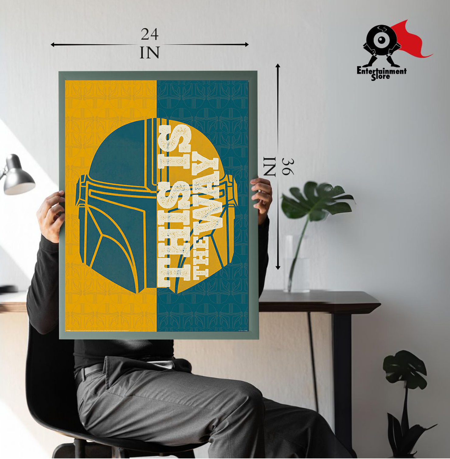 Mandalorian Half/Half Maxi Poster
