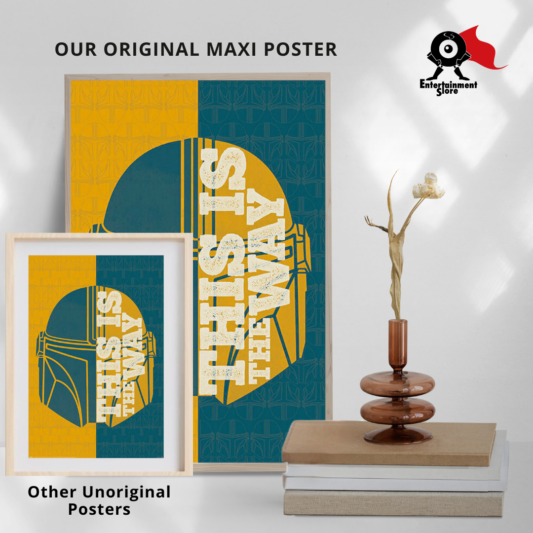 Mandalorian Half/Half Maxi Poster