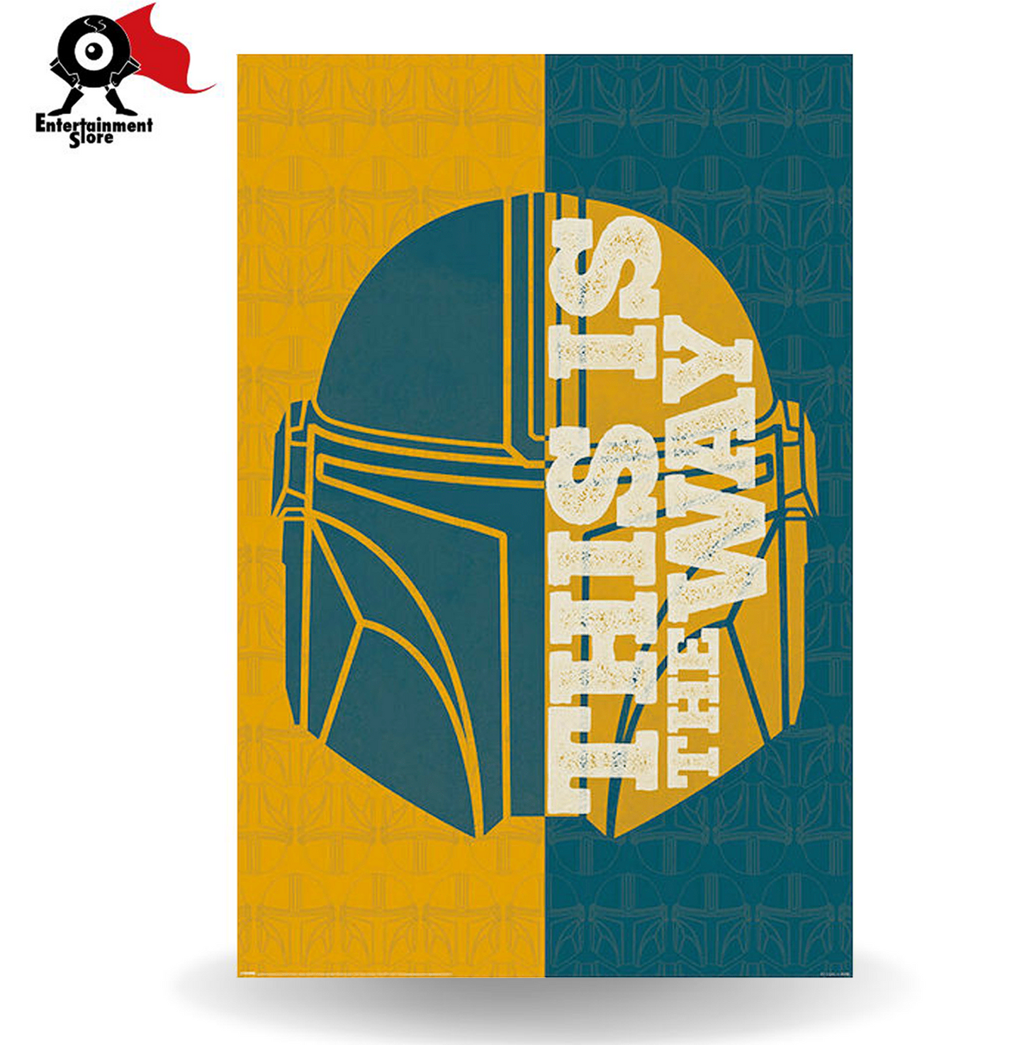 Mandalorian Half/Half Maxi Poster