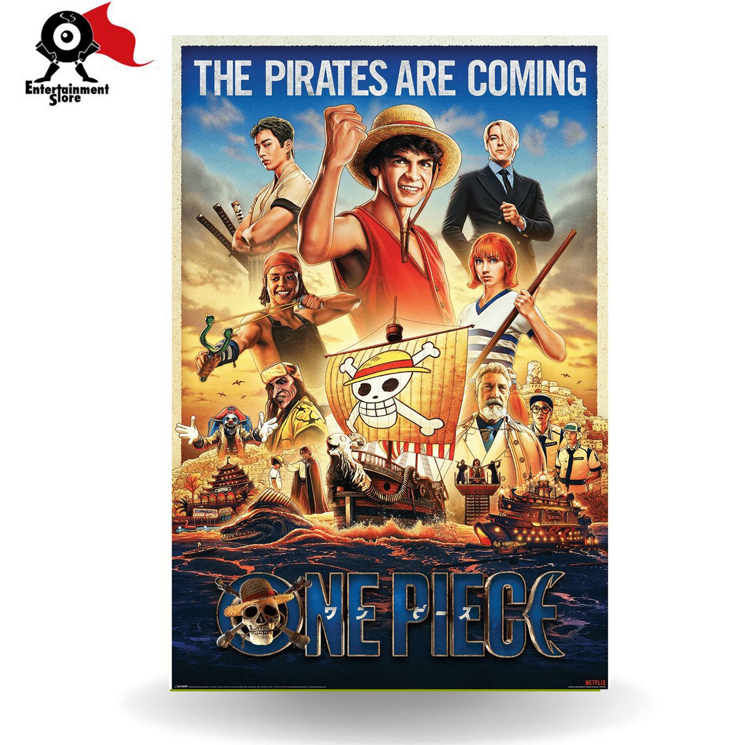 One Piece Live Action Pirates Incoming Maxi Poster