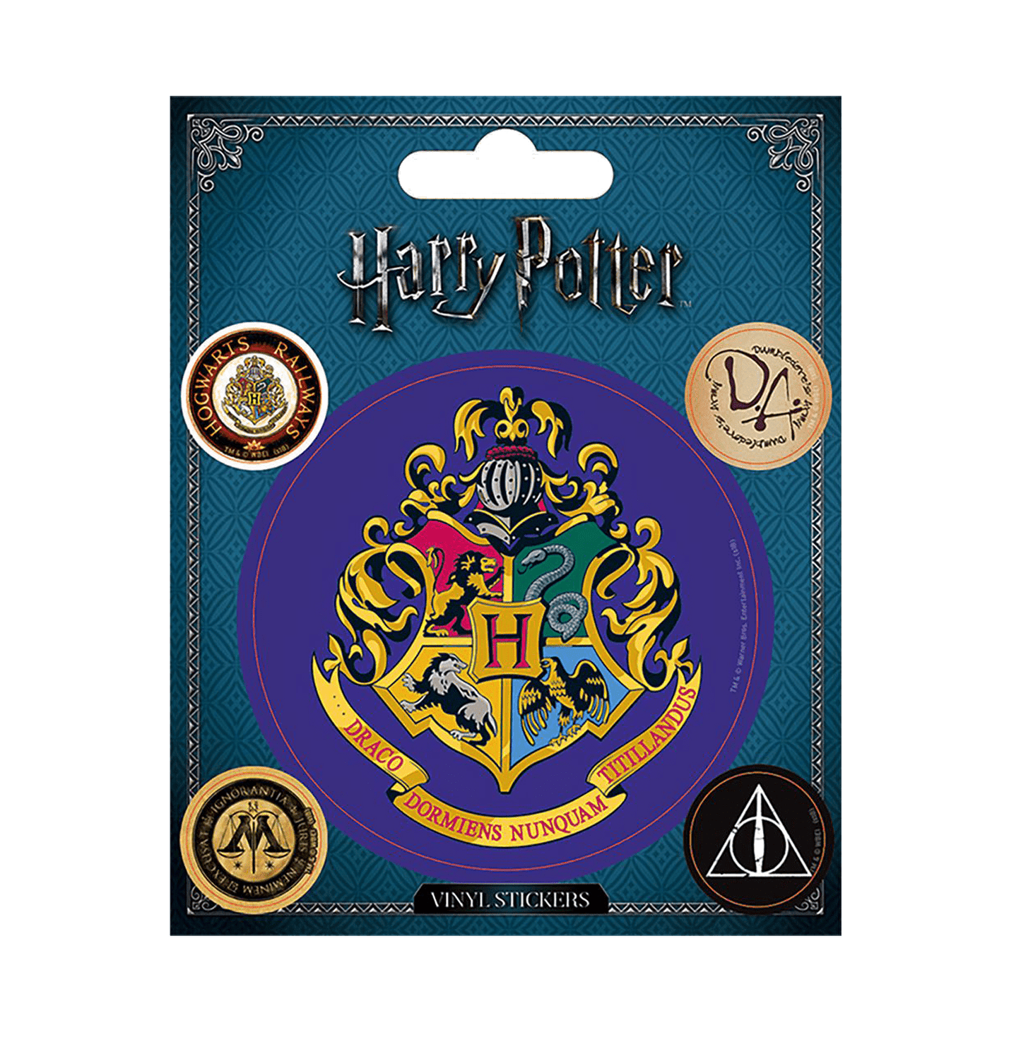 Harry Potter Colourful Crest Hogwarts Sticker - www.entertainmentstore.in